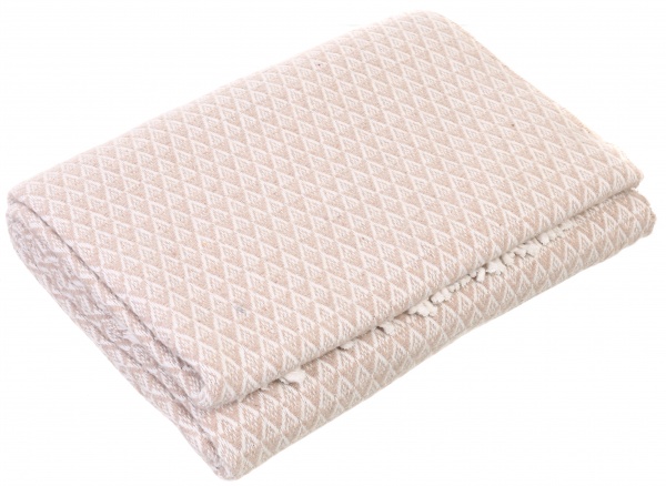 Плед Валенсія Міа 140x200 см бежевий Vladi 