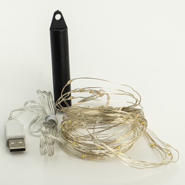 Декоративная гирлянда Altalusse (INL-2107U-100 Multicolor) встроенный светодиод (LED) 100 ламп 2 м 