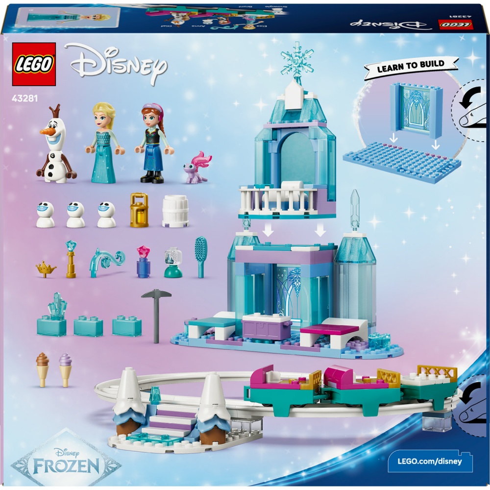 Конструктор LEGO Disney Princess Ледяной дворец Эльзы и веселое катание на санках 43281
