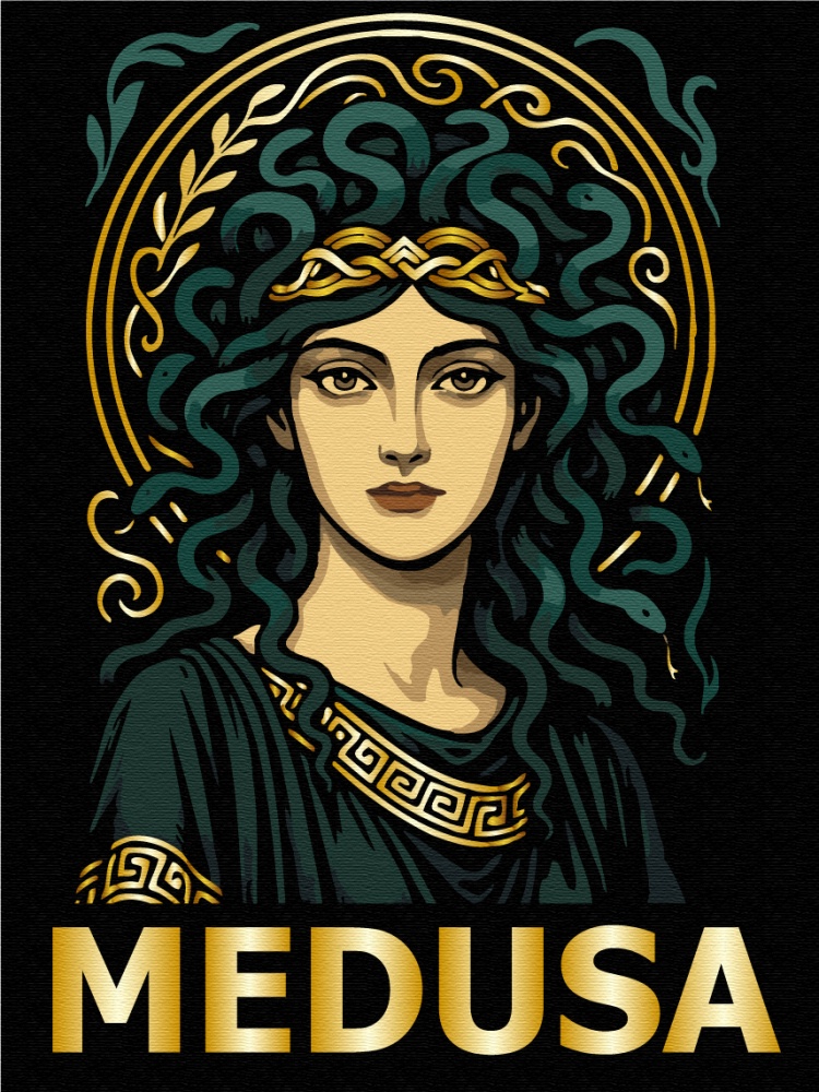 Картина по номерам Медуза 30х40 см Brushme