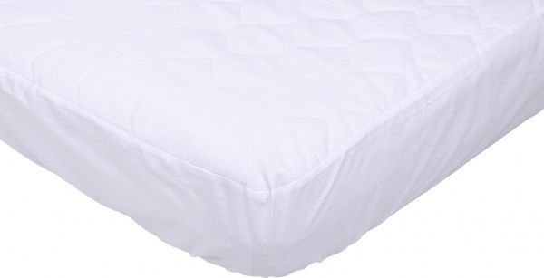 Наматрасник з боковушками силиконизированый синтепон 180x200 см 