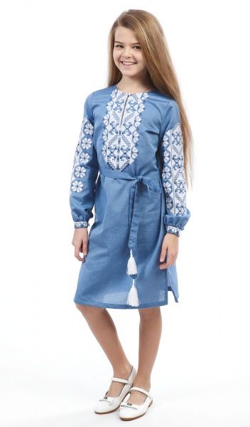 Платье Эдельвика р.158 синий 966-18/00 