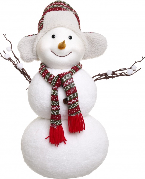 Декорация новогодняя Снеговик 62х30 см 70471787 