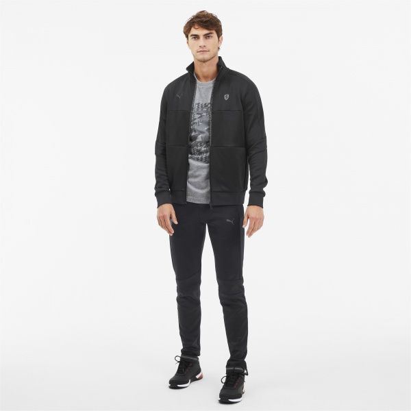 Джемпер Puma Ferrari T7 Track Jacket 59612801 р. M чорний