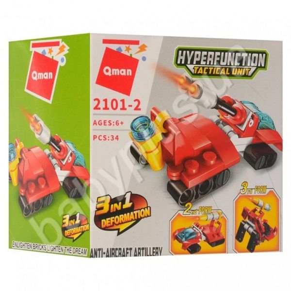 Конструктор Qman 2101 транспорт в асортименті ODC79991