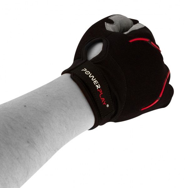 Велоперчатки PowerPlay PP_6662_L_Red 