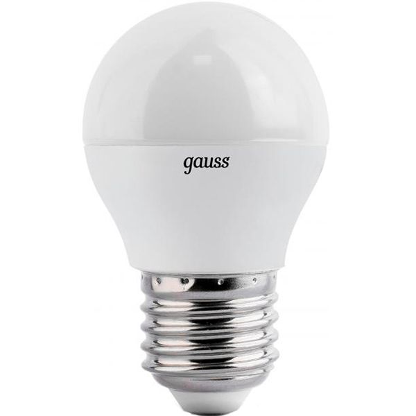 Лампа светодиодная Gauss Black 105102107 6.5 Вт G45 матовая E27 220 В 2700 К 