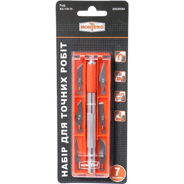 Ніж для точних робіт Montero XD-119-15