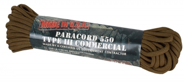 Паракорд Sturm Mil-Tec стропа парашутна, 249кг 4 мм 16 м койот