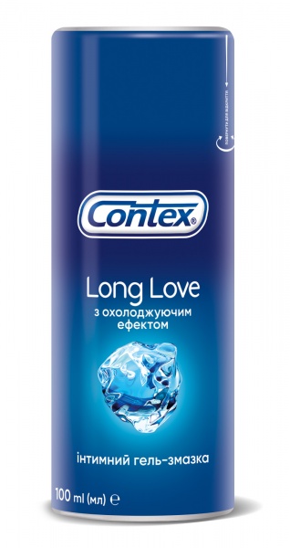Интимная гель-смазка Contex Long Love с охлаждающим эффектом 100 мл