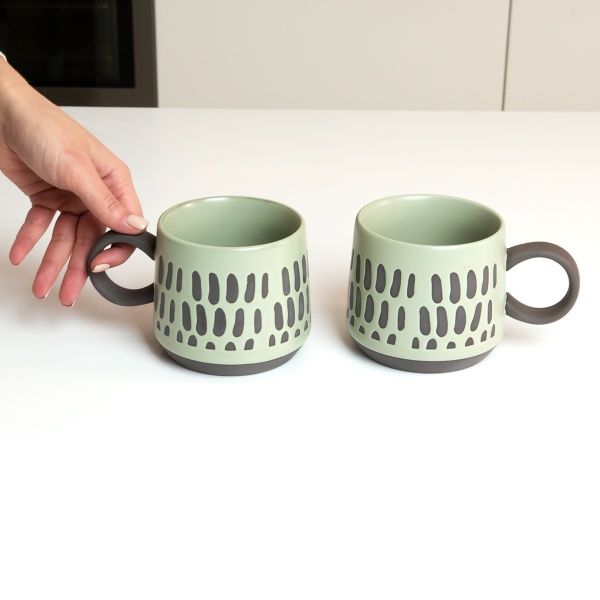 Чашка Зелене диво 450 мл зелена MVM