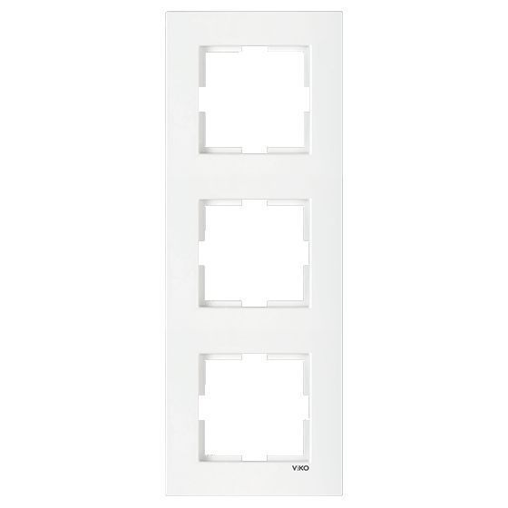 Рамка трехместная Viko Karre вертикальная белый 90960222