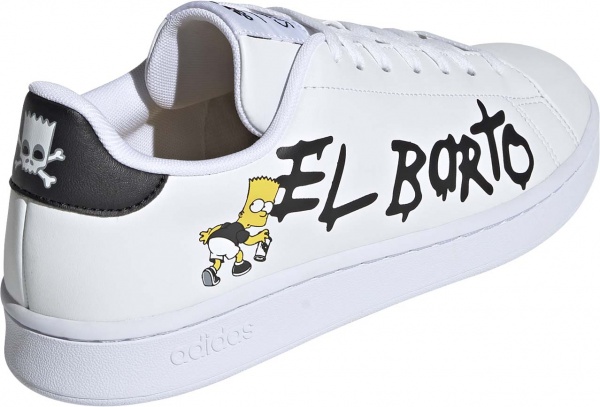 Кроссовки Adidas ADVANTAGE GZ5306 р.UK 7,5 бело-черный