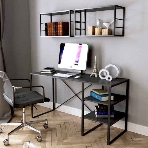 Стіл письмовий Art in Head Брант графіт 