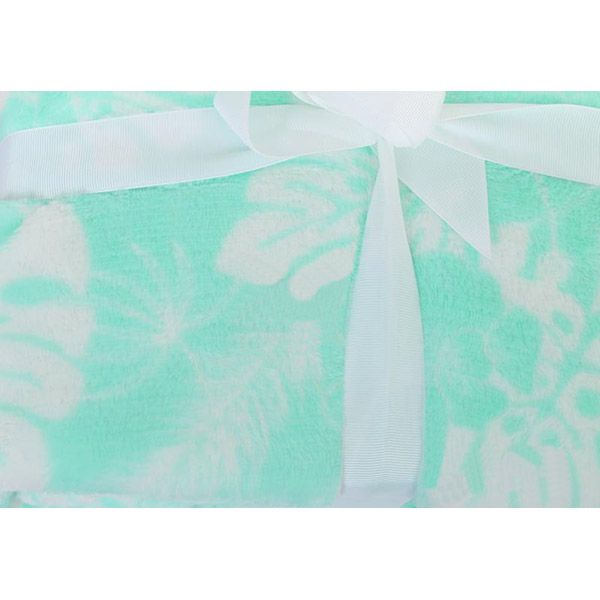 Плед Monstera 160x200 см ментол La Nuit 