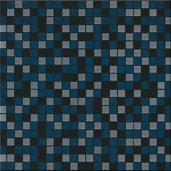 Плитка Карпатская керамика Квадро черная 300x300 мм