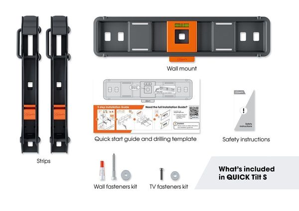 Кронштейн настінний Vogels TVM 1213 похилі 19