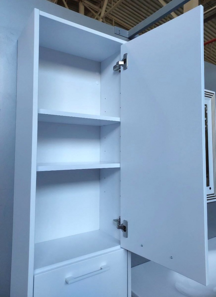 Пенал для ванной комнаты ЮВЕНТА Afina - 170 AfP-170 Антрацит