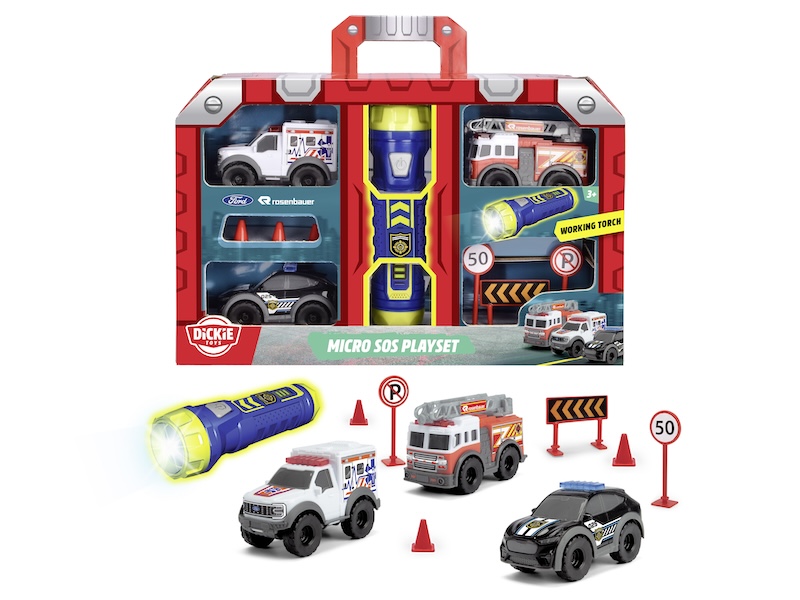 Ігровий набір Dickie Toys SOS Швидке реагування. Мікро 3714024