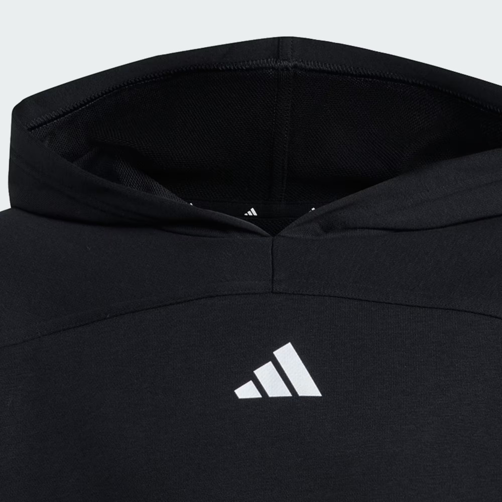 Джемпер Adidas JG GLAM SWT BLACK/SILVMT KB7047 р.140 чорний