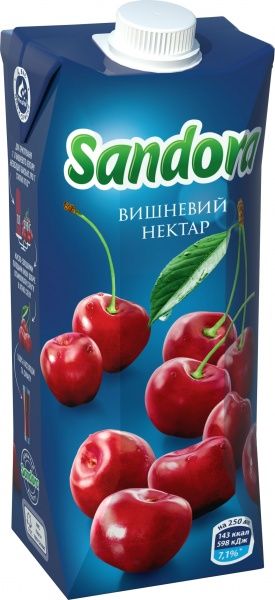 Нектар Sandora Вишневий 0,5л (4820001448566)(4820001448566) 