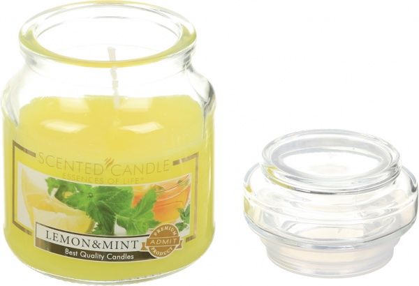 Свеча в банке лимон-мята ТО 205