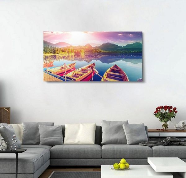 Репродукция Тихое море 96x48 см 