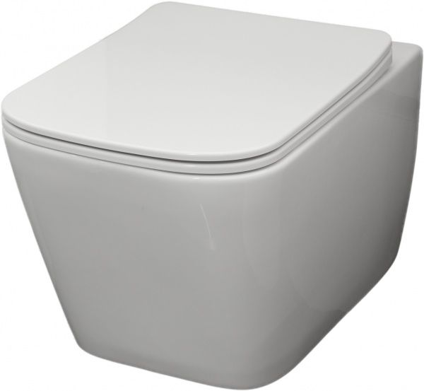 Унітаз підвісний EGO logic new rimless з сидінням slim soft-close