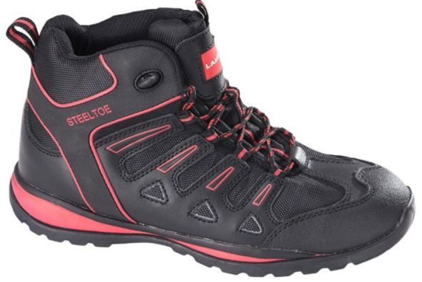 Ботинки рабочие Lahti Pro комбинированные р.44 L3010744 черный с красным