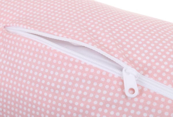 Подушка для кормления Papaella Горошек 30x170 см пудра 