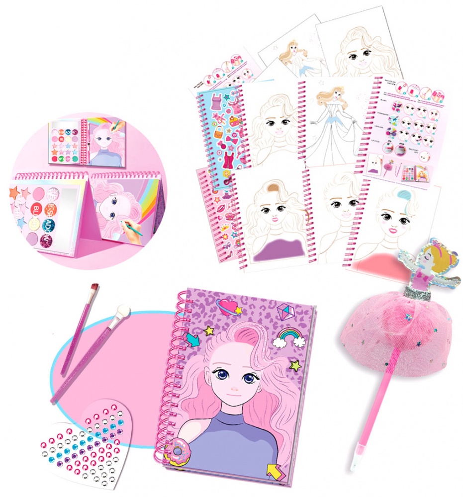 Набор косметики TOKIDAS блокнот 6 аксессуаров