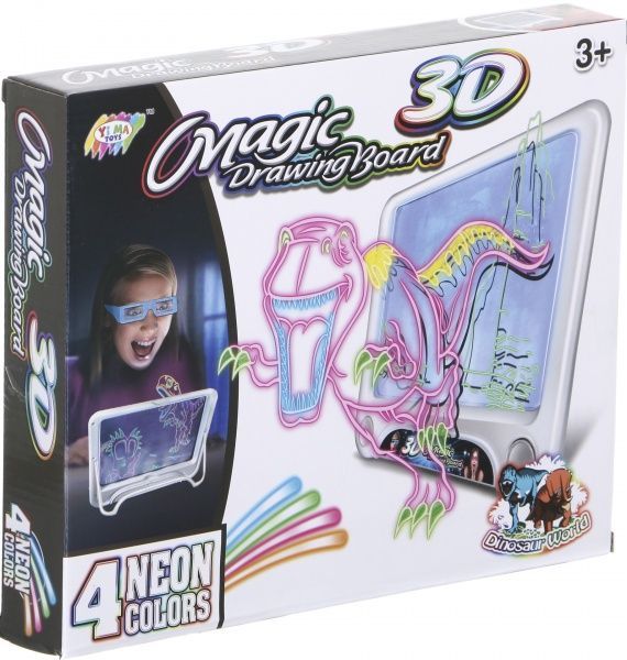Доска для рисования Shantou Magic 3D Динозавры 2222251589013