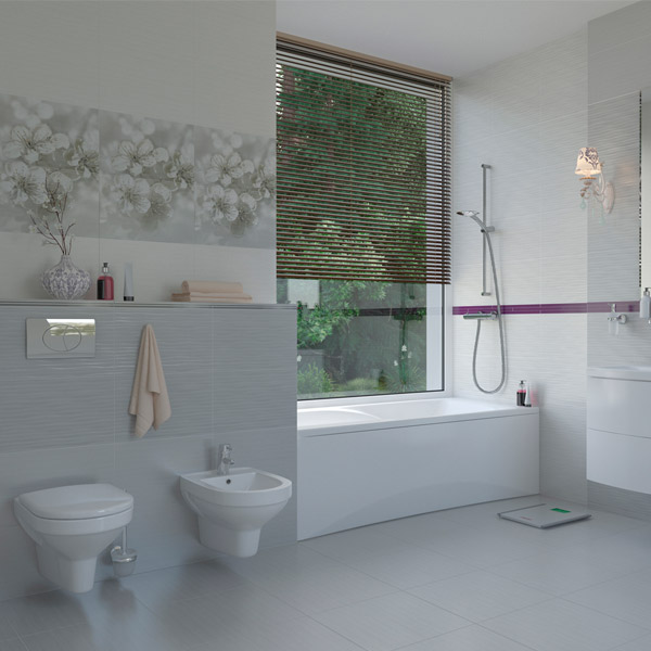 Плитка Opoczno Mirta 300x450 мм світло-сірий