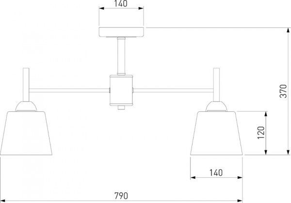 Люстра потолочная Strotskis Fresco 8x60 Вт E27 белый 70085/8 