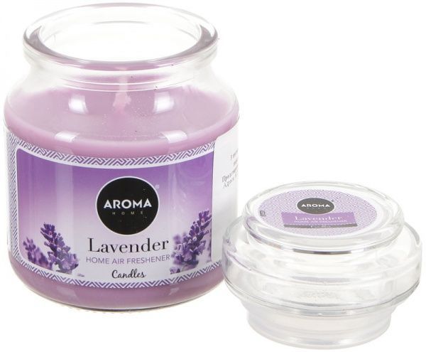 Свеча ароматическая Candle Lavender 130 г Aroma Home