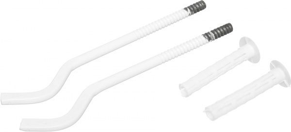 Кронштейн для кріплення Lion чавунних Європейських радіаторів 10х220 білий