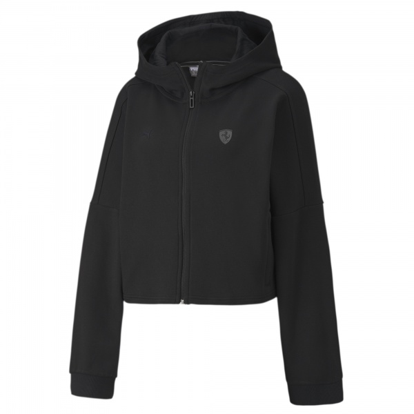Джемпер Puma Ferrari Wmn Hooded Sweat Jkt 59613101 р. M чорний