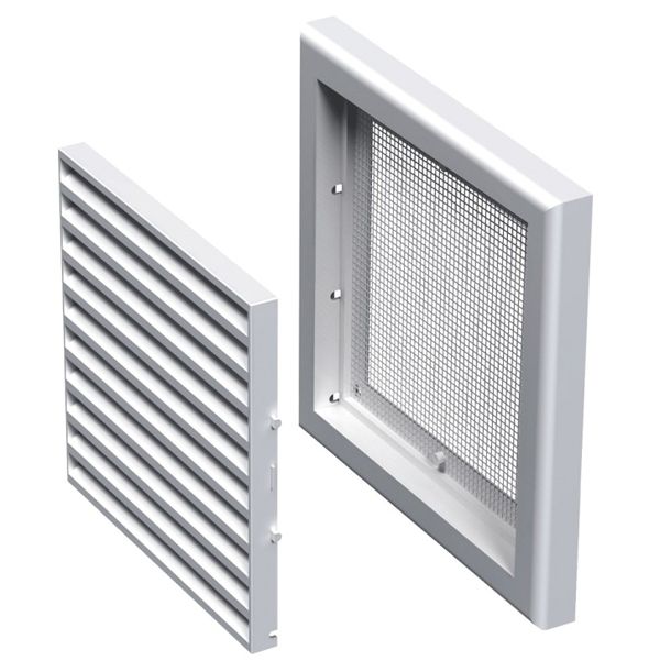 Решітка Вентс МВ 121с пластик білий 