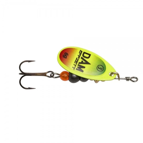 Блешня-обертова DAM 12 г EFFZETT FLUO trio