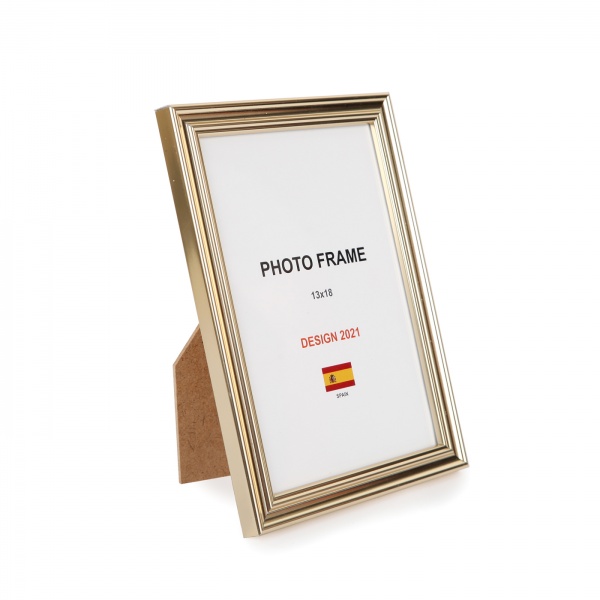 Рамка для фото 1 фото 13х18 см біле золото 
