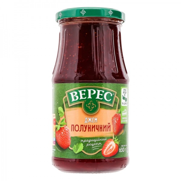 Джем Верес клубничный 630 г