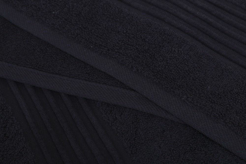 Полотенце махровое Meda 70x140 см черный La Nuit