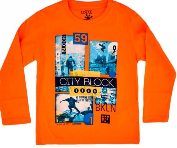 Футболка LOSAN р.98 помаранчевий 1355 