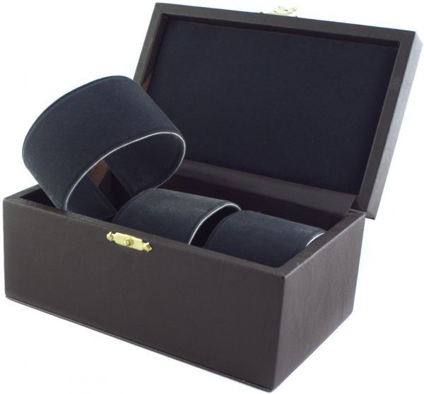 Скринька для прикрас для годиників Гермес коричневий/сірий 160x100x75