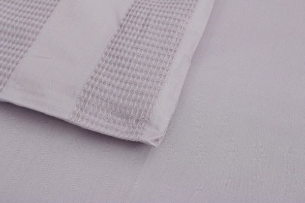 Комплект постельного белья Emboss 2 серый Sesli Tekstil 