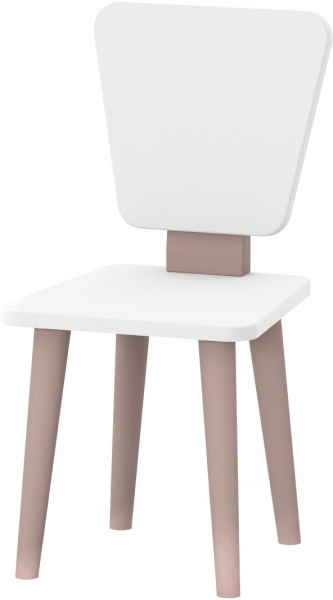 Стул детский деревянный Veres Нью-Йорк капучино-белый 46.36.2.13 