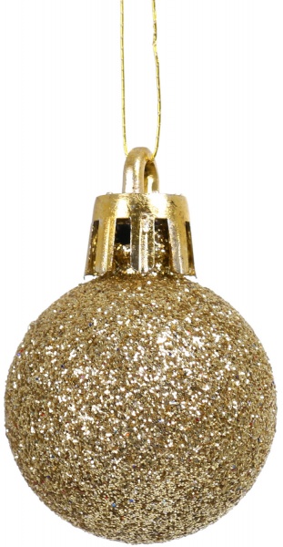 Набор елочных шаров золотой CAN201000 d30 мм 12 шт./уп. 