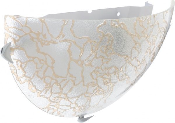 Світильник настінний УТ Сяйво НПБ Мармур 1x60 Вт E27 золотий 1501 