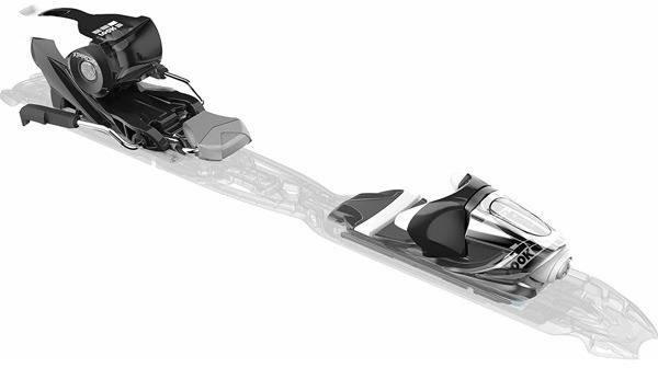 Лыжи горные с креплениями Rossignol RAGET04 160 см черный с белым RAGET04 / FCGD014