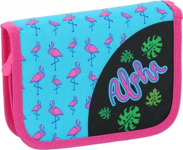 Пенал шкільний Фламінго різнокольоровий